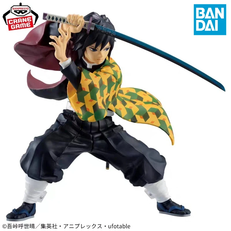 Bandai autentico Banpresto Demon Slayer MAXIMATIC Tomioka Giyuu Water Hashira Premium Figure Toy Preferiti Ornamenti Regali