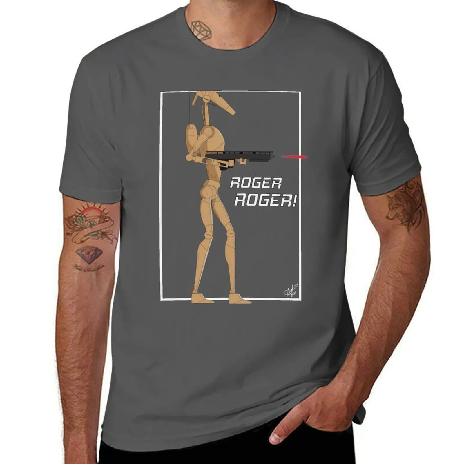 Roger Roger! T-Shirt Street Style Casual Tee Shirt