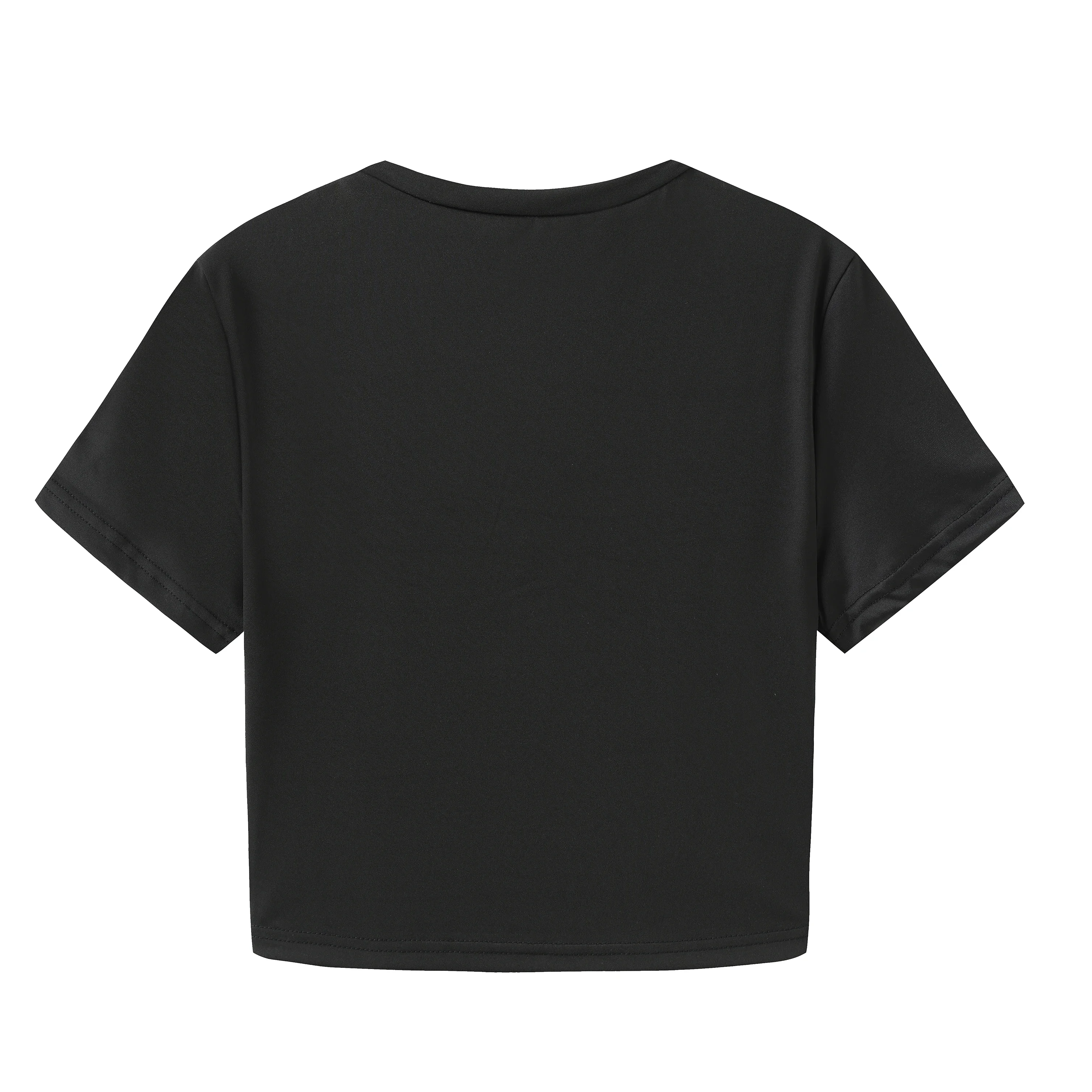 Letter Print Women\'s Summer Short Fashionable Slim Round Neck Hot Girl Style T-Shirt Top Y2k Top  Women Clothing  Oversized
