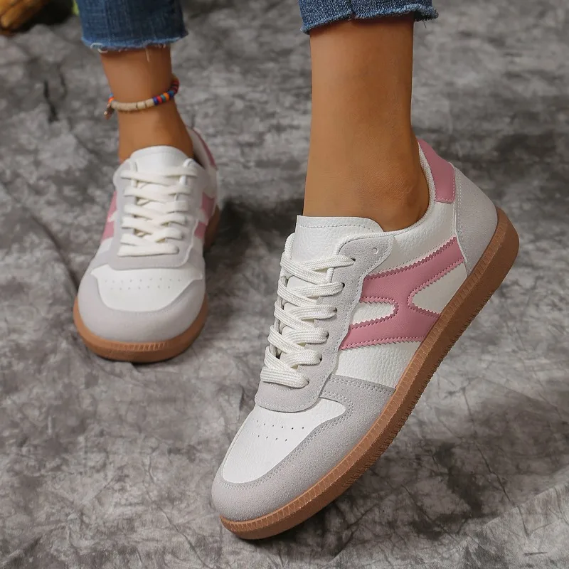 

2025 New Pink Ladies Leisure and Comfortable Shoes in Spring Autumn Soft-soled Fashion Shoe Sports Shoes Women Sneakers
