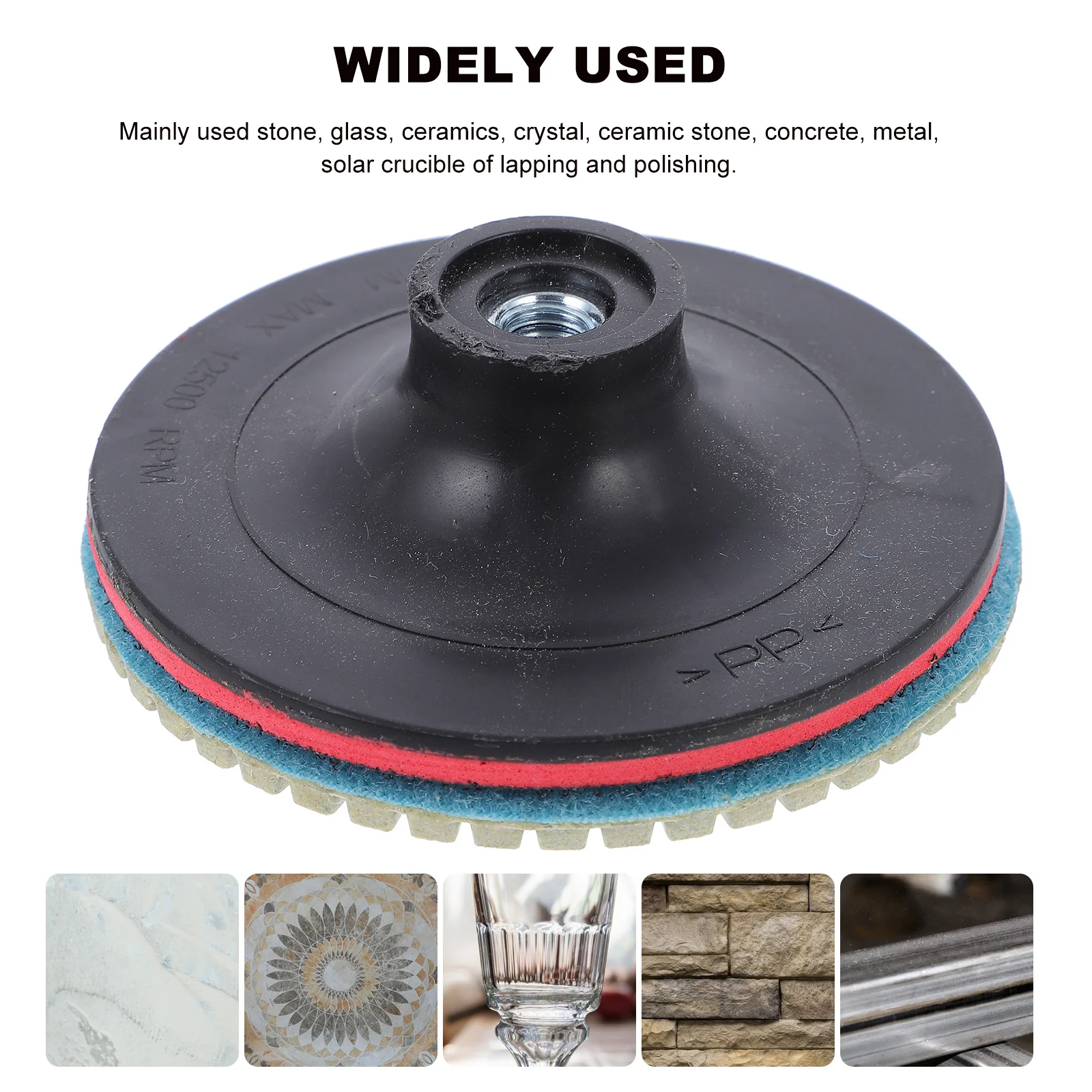 

8Pcs Diamond Polishing Disc Wet Use Resin Sanding Pad Marble Granite Concrete Stone Glass Polishing Sander Pad