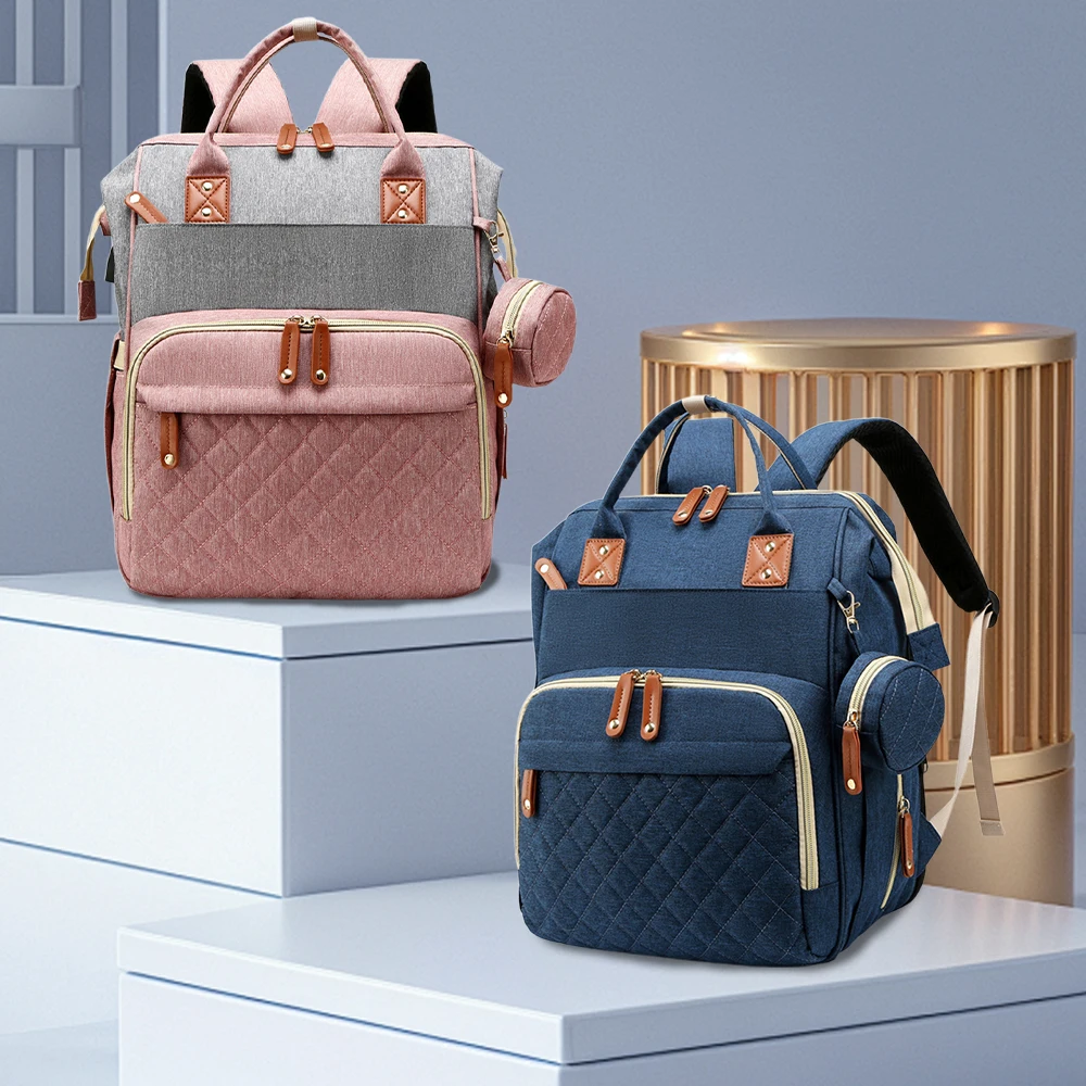 Borsa da viaggio per bambini pieghevole portatile da esterno di qualità, borsa per mamma, borsa per il trasporto infantile di grande capacità per il tempo libero