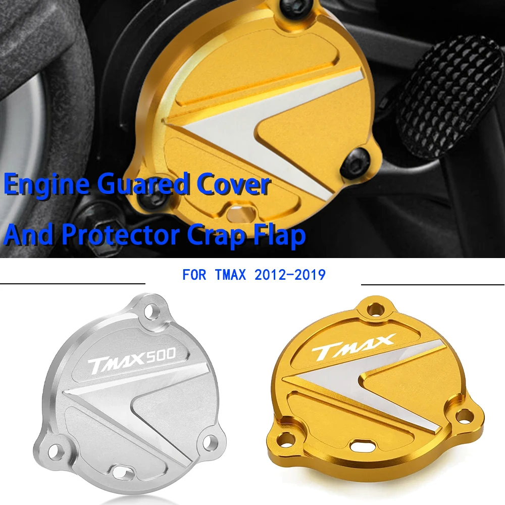 

TMAX 530 500 Motorcycle Engine Guared Cover and protector Crap Flap For Yamaha T-MAX TMAX530 TMAX500 2012 2013 2014 2015-2019