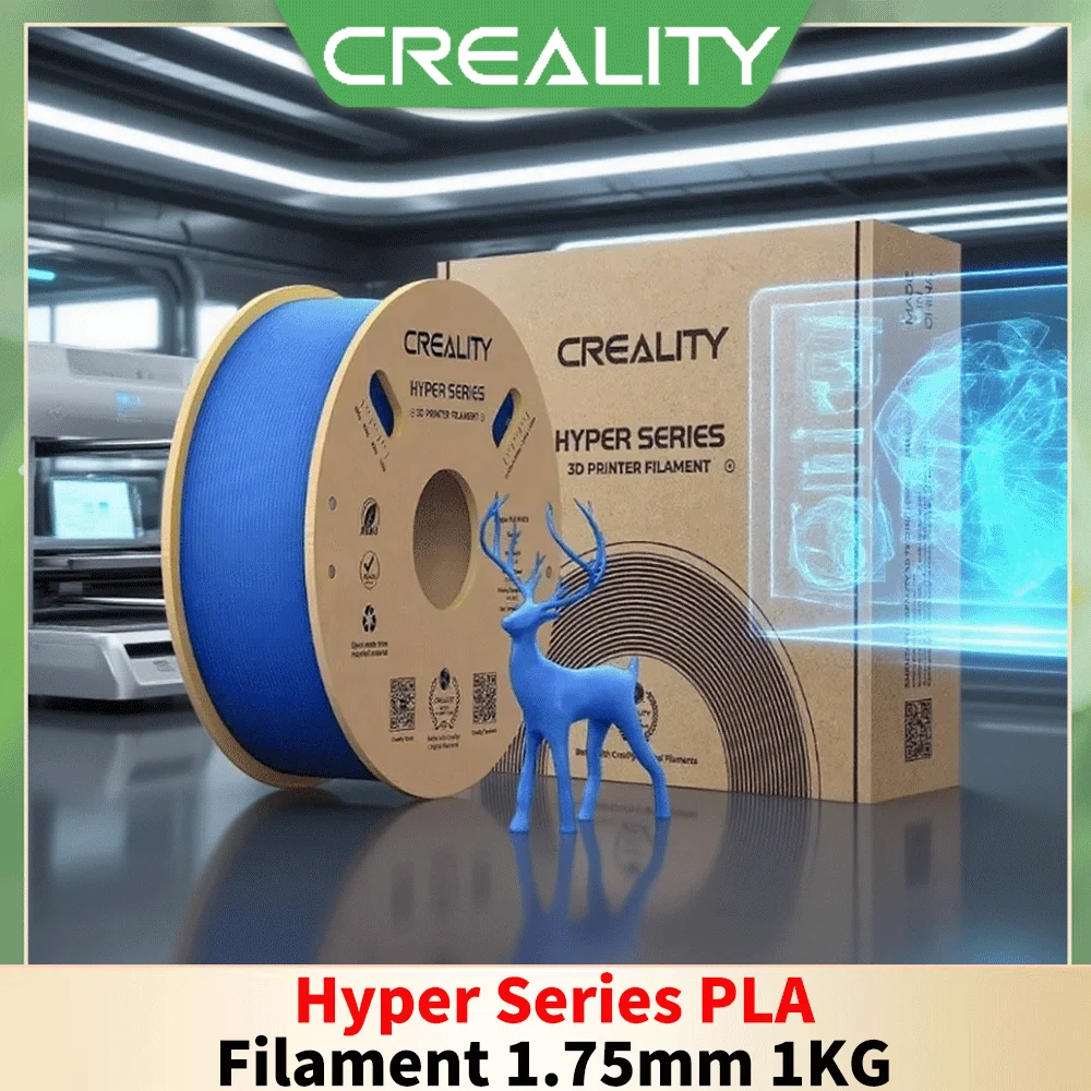 

Creality Hyper Series PLA Filament 1KG High Precision Faster Cooling Better Fluidity Non-toxic Moisture Resistance For 3DPrinter