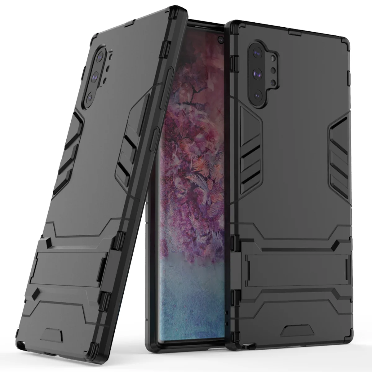 Shockproof Armor Case For Samsung Galaxy Note20 10Lite 9 8 Pro Plus Stand Holder Armor Phone Cases For A31 A30 A21S A20S A12 A11