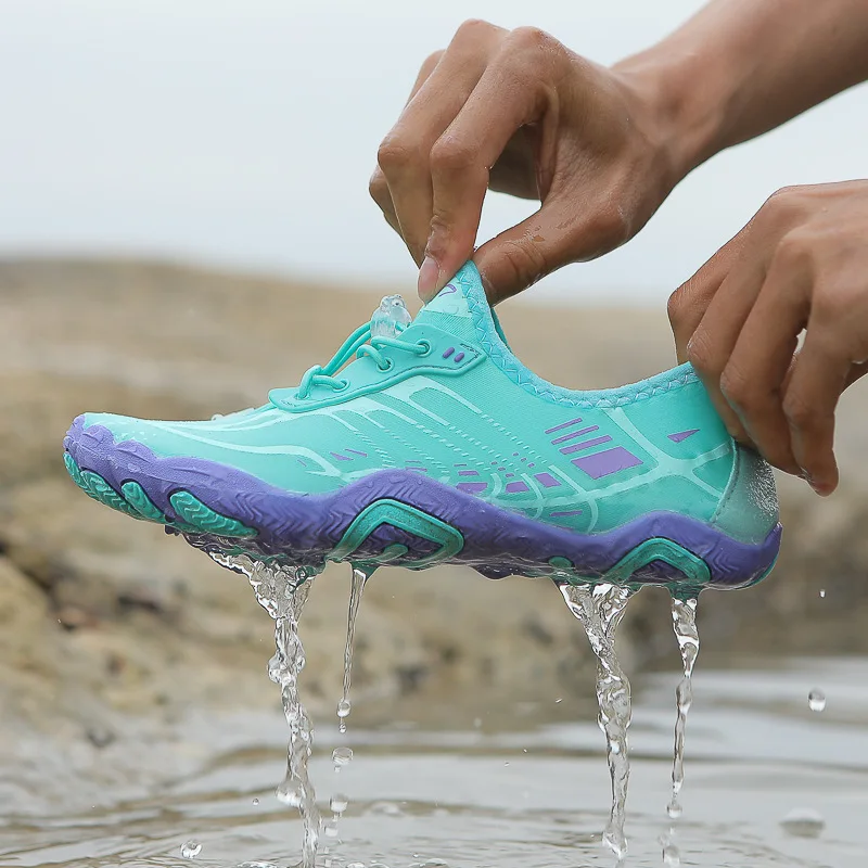 Unisex pływanie buty do wody kobiet mężczyzn boso buty na plażę oddychające buty sportowe szybkoschnący River Sea Aqua tenisówki plażowe