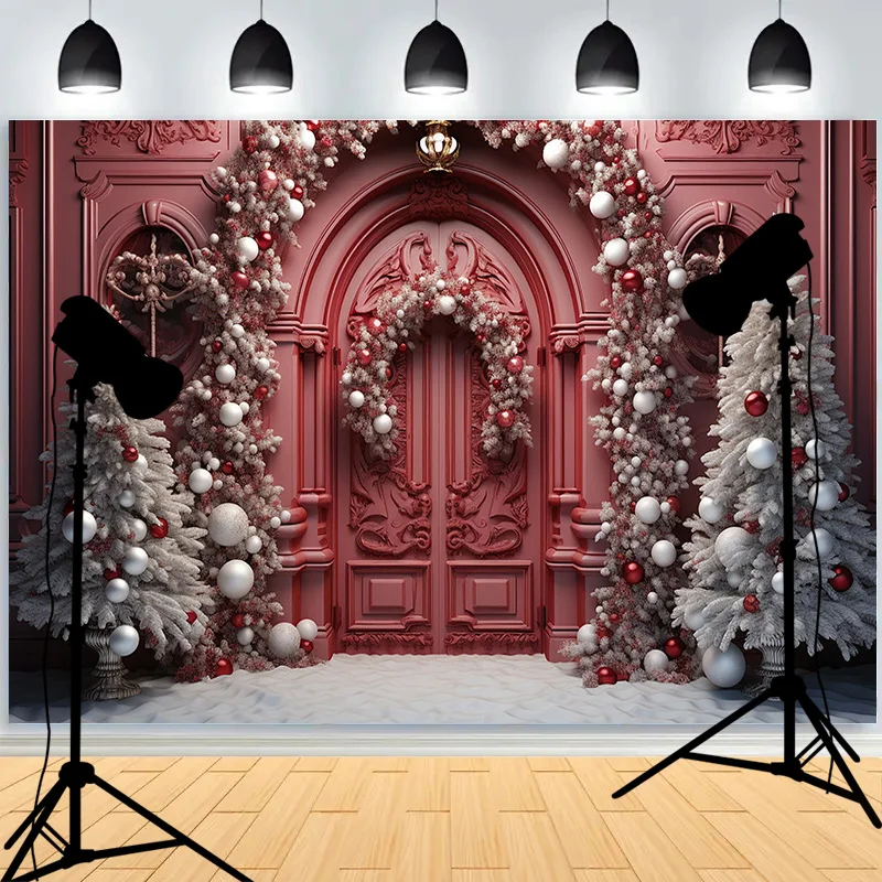 Winterwohnzimmer-Geschenk-Feiertags-Fotostudio-Hintergrund RS-17 des neuen Jahres Weihnachten digitale Fotografie Hintergrund Requisite Kamin