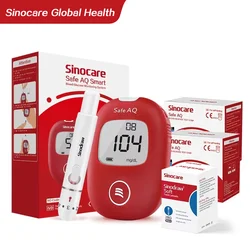 Sannuo Safe AQ Smart Blood Glucose Meter for Diabetes Home Medical Glucometer with Test Strips Painless Lancets 5s Simple Test