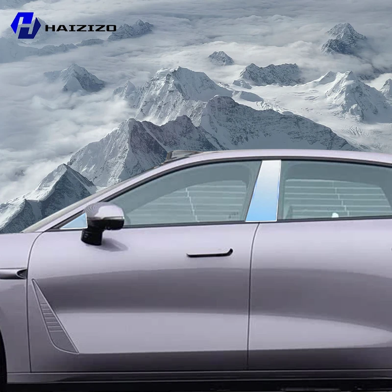 

Для EXEED Exlantix ES 2024-2025 BC Pillar Защитная пленка ТПУ против царапин и отпечатков пальцев Виниловая наклейка для отделки двери автомобиля Cove