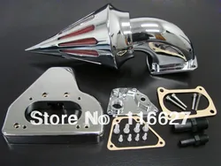 Chrome SPIKE AIR CLEANER INTAKE FILTER For HONDA VTX 1800 2002-2009  NEW