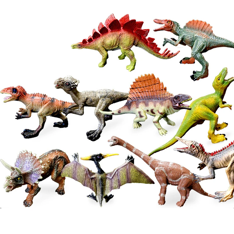 Children Simulation Model Plastic Toys Dinosaur SpiderTyrannosaurus Rex Stegosaurus Toys That Boys Like Children Birthday Gift