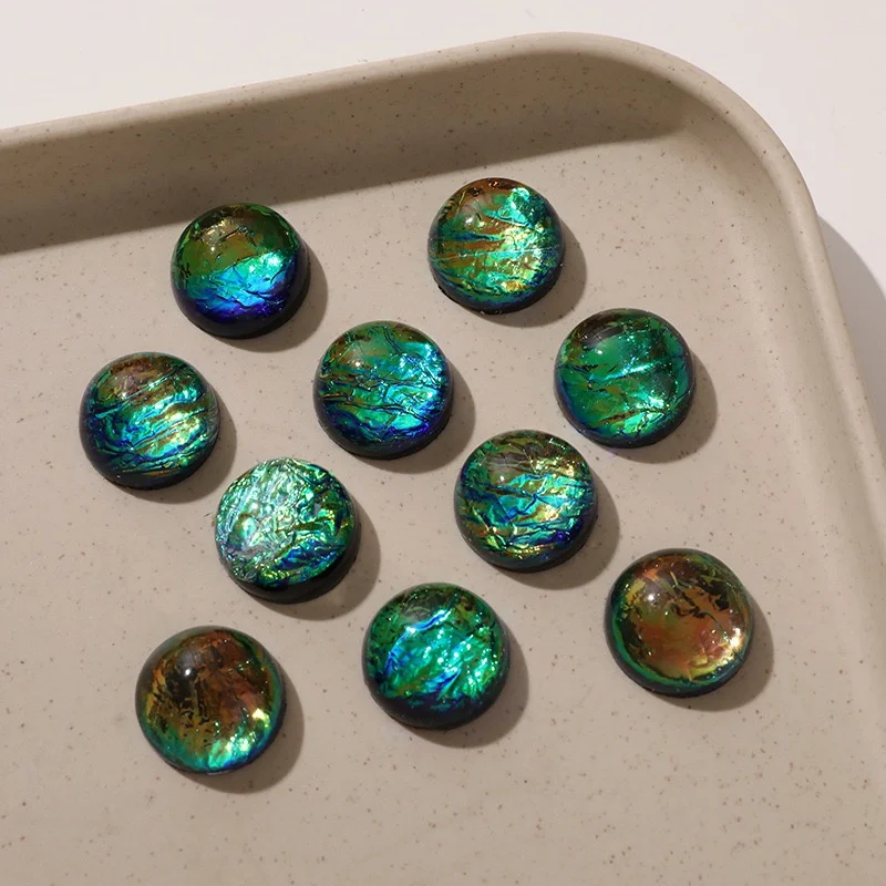 

Wholesale 50pcs/lot 19mm geometry rounds shape resin cabochon beads diy jewelry garment hair accessory