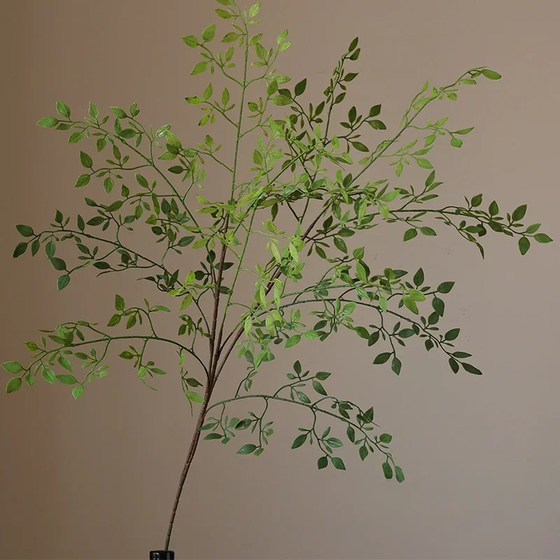 100CM Artificial Green Plants Nantian Bamboo Wedding Decoration Hotel Landscaping Flowers Soft Decoration Tree Branches