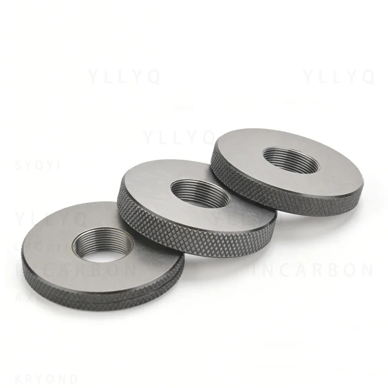 1SET(1*GO+1*NOGO) 6h Thread Ring Gauge M45-M51 X0.5/0.75/1.0/1.25/1.5/2.0/3.0/4.0/4.5/5.0 Metric Fine Tooth Measure Tool