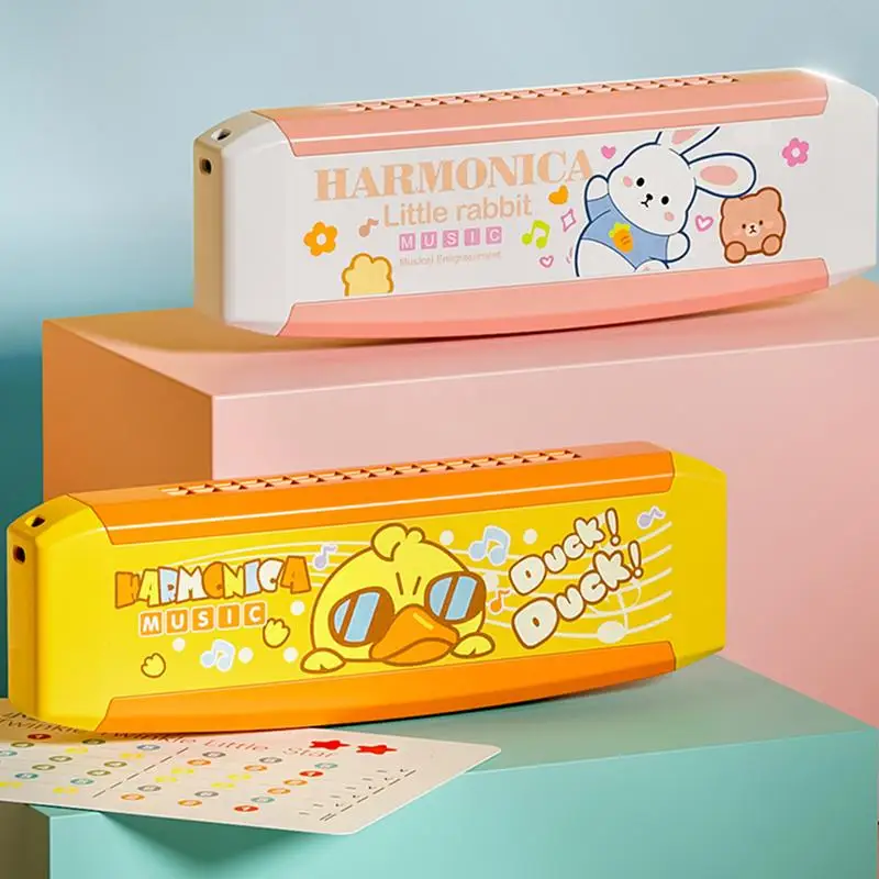 Kids Harmonica 16-Hole Harmonica Children's Musical Instrument Toy Kids Children's Toys Party Favors For Kids Children3 Years +