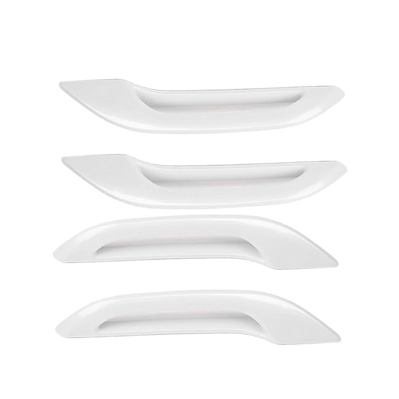 

4Pcs Car Door Handle Cover Anti-Scratch Protector ABS Fit for Tesla Model 3 Y 2021-2022 White