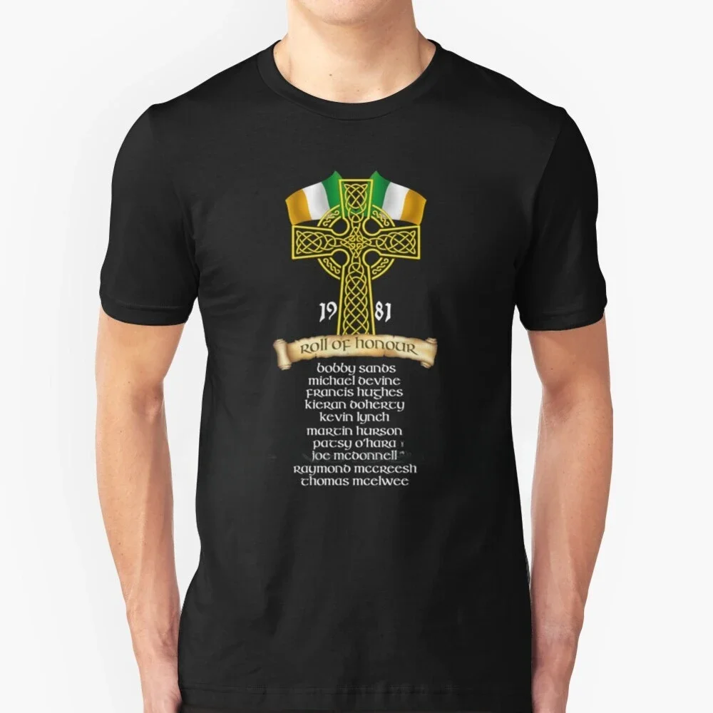 Hunger Strike Long Kesh The Maze Prison Irish Republican Army Ira   1981-Ireland-Roll Of Honour T Shirt