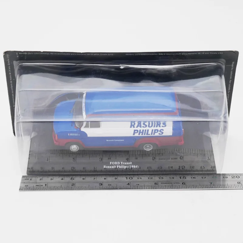 

Diecast 1:43 Scale IXO Transit Philips 1984 Van Alloy Car Model Finished Product Simulation Toy Collection Gift Static Model