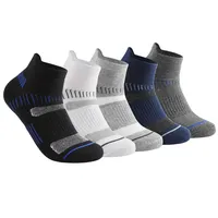 5 Pairs Men's Socks Casual Socks Cotton Sweat Wicking Deodorant Sports Socks Low Top Shallow Cut Four Season Short Socks