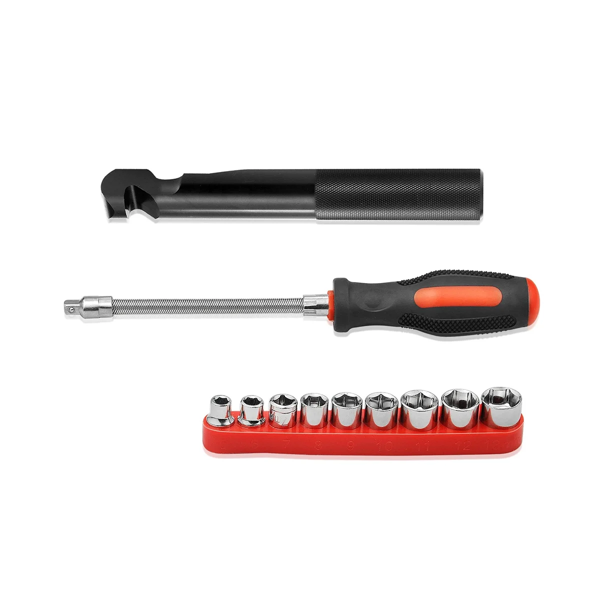 Belt Changing Tool With Clutch Cover Removal Tool Kit for Polaris XP/RZR XP4 1000/RZR S 900 Flexible Extension