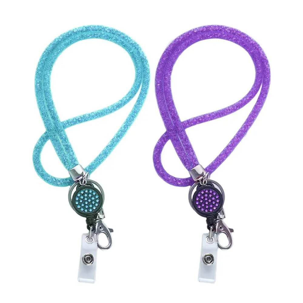 

ID Card Badge Holder Clip Retractable Badge Name Card Holder Nurse Doctor Lanyard ID Badge Holder Necklace Strap Hanging Rope