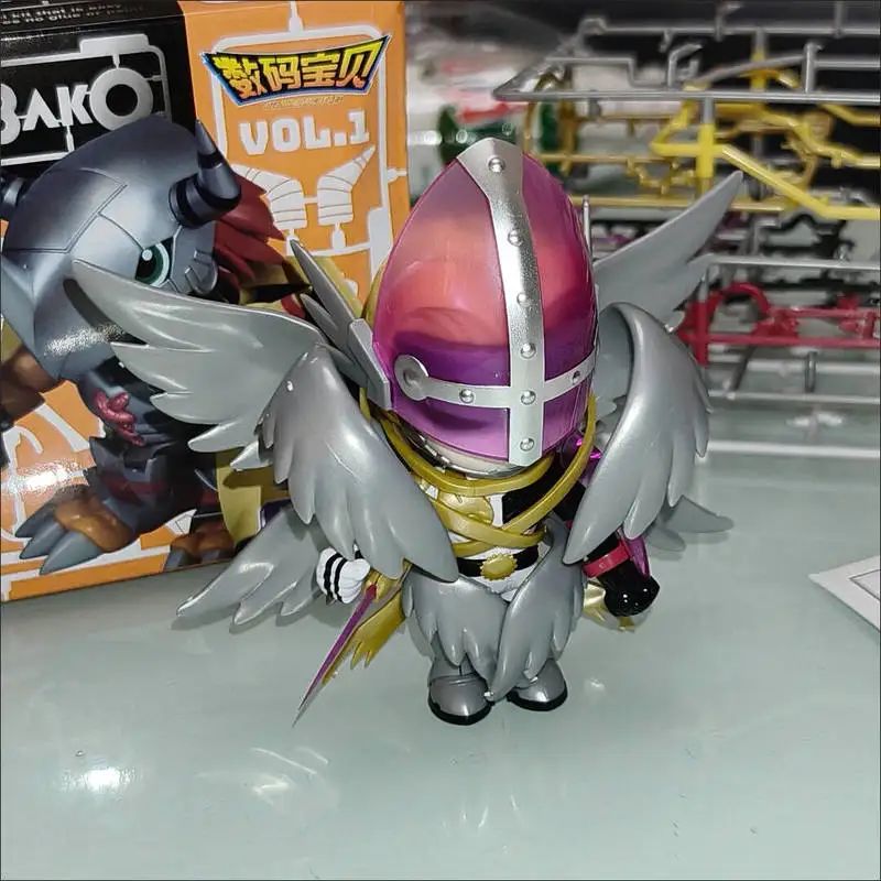 Spot Goods Bandai Authentic Digimon Anime Blind Box Splicing Battle Tyrannosaurus Rex Modello di gioco alla moda Giocattoli fatti a mano Regali