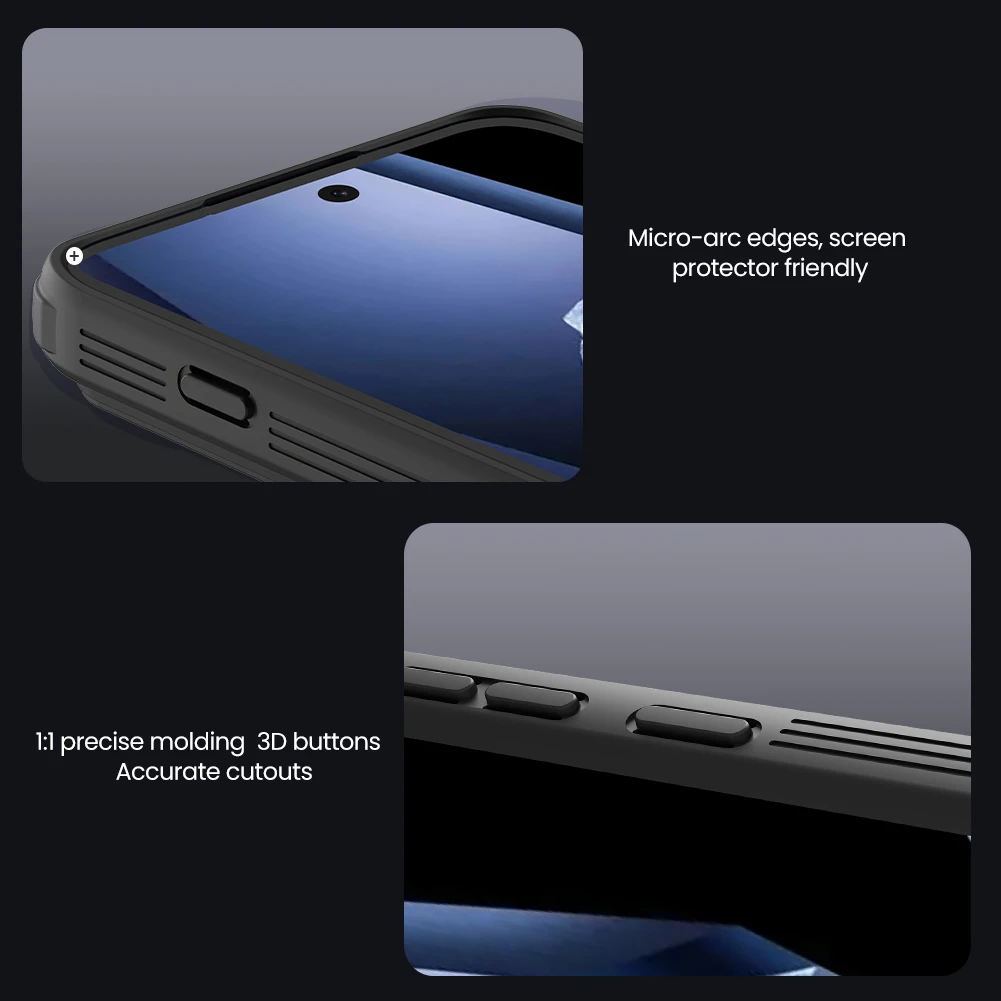Für Oneplus 15R Hülle NILLKIN Passgenaue Hülle Camshield Super Frosted Shield Hülle Objektivschutzabdeckung – Detail 17