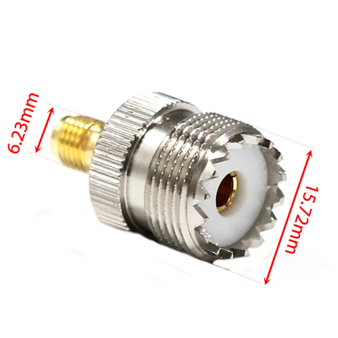 1Pc Uhf Vrouw Naar Sma Jack Connector Rf Coax Adapter Convertor Straight Nieuwe Groothandel