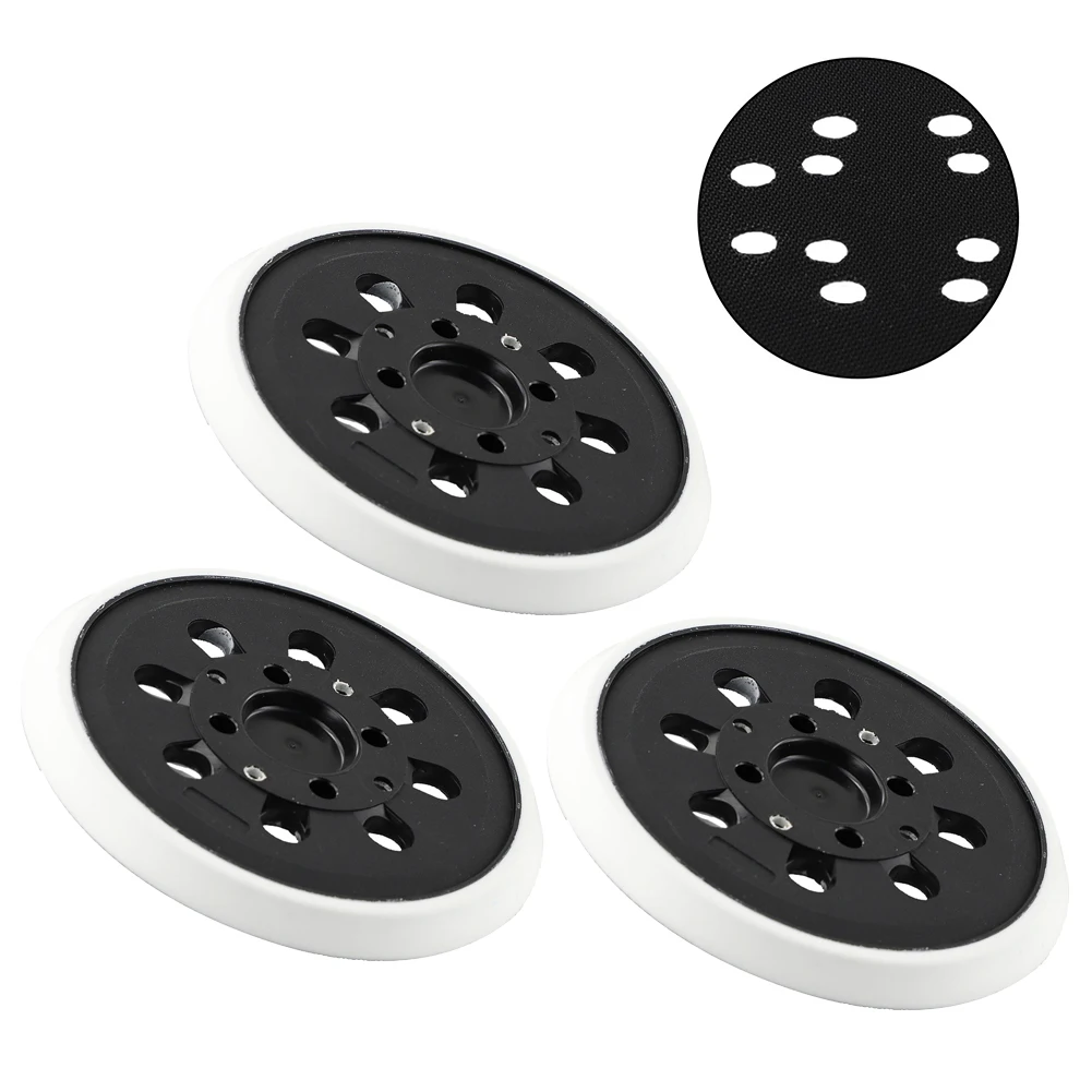 

3pcs 5 Inch 125mm Grinder Backing Pad Hook And Loop Sanding Pad For PEX 300 AE 400 AE 4000 AE Polishing Machine