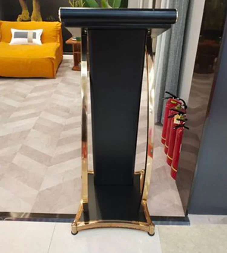 Store Shopping Mall Lucky Desk Welcome Reception Lecture Desk Creative Light Luxury Small Vertical Front Desk