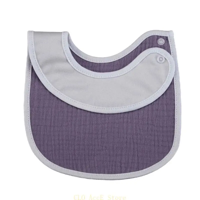 

16FE Multifunctional Infant Bibs Versatile & Practical Baby Bibs with Waterproof Layer Newborn Breathable Bibs for Babies