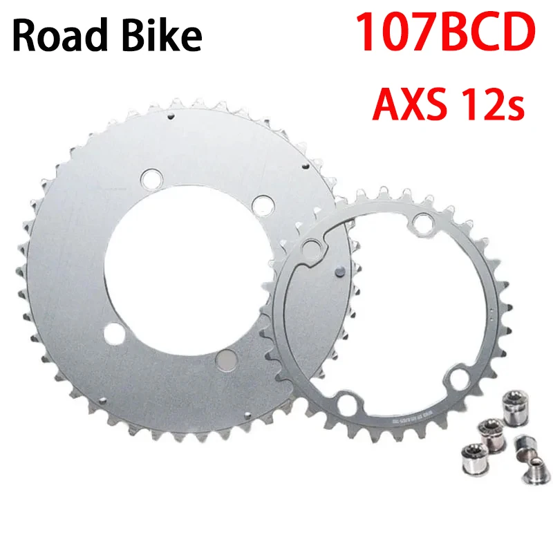 

107BCD для SRAM FORCE AXS 12S дорожный велосипед для гравия 46-33T 48-35T 50-37T 52-39T велосипед двойная Звездочка круглая 2X звездочка