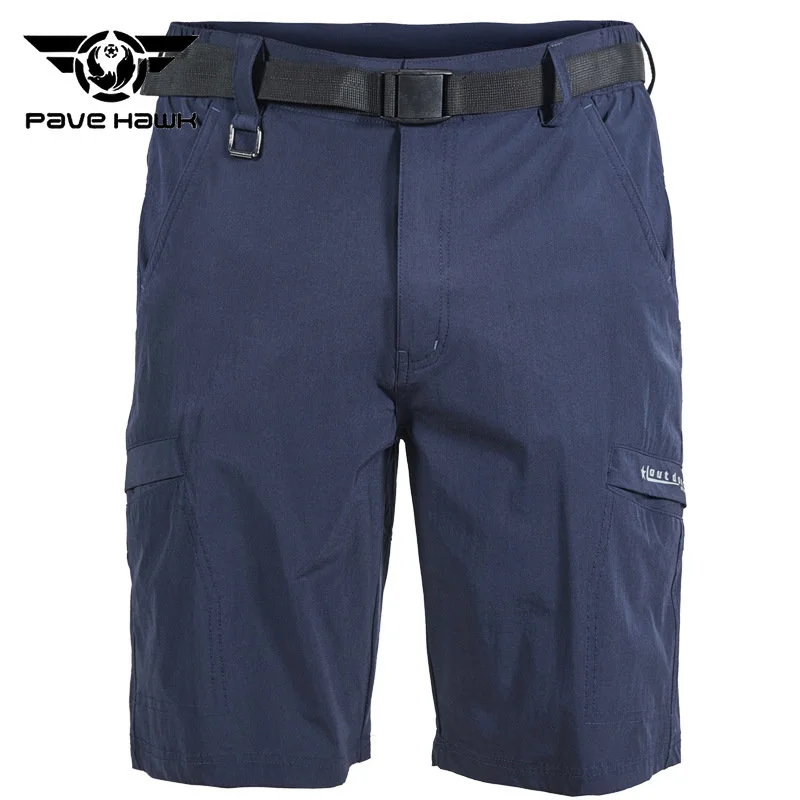 

Men Multi-Pocket Hiking Shorts Quick Dry Breathable Elastic Cycling Short Waterproof Climbing Camping Travel Fishing