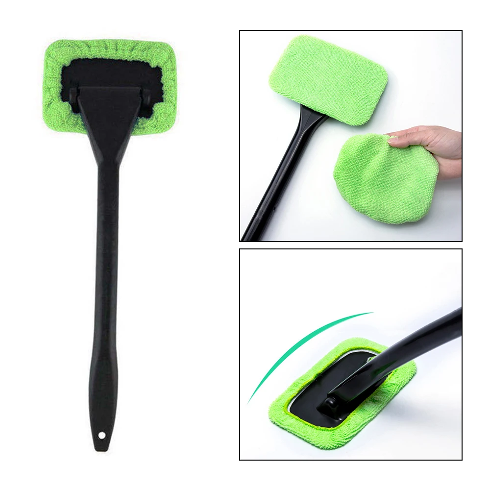 Car Cleaning Brush Front Windshield Water Scraper Dual Purpose Car Glass Brush