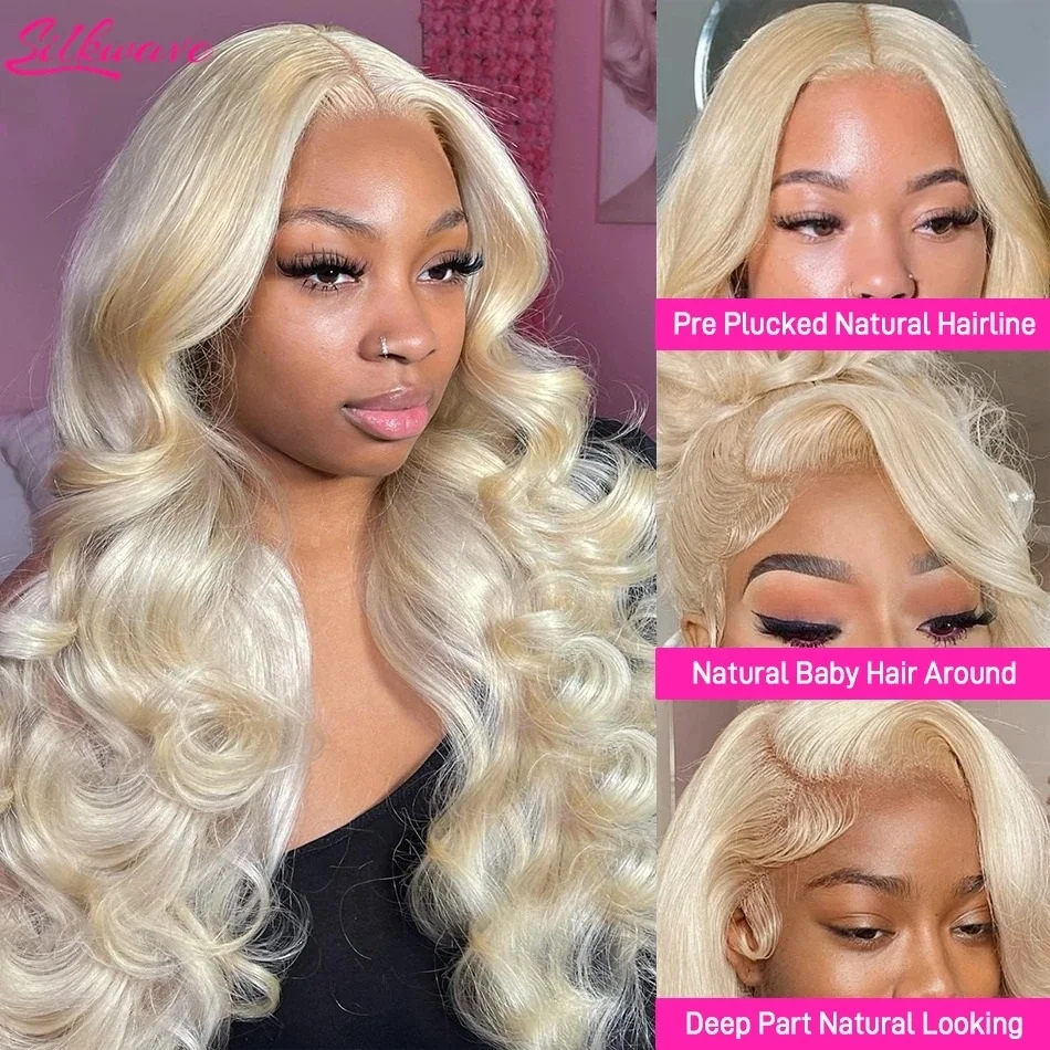 30 Inch Blonde Lace Front Pruik Menselijk Haar Body Wave 13X6 Hd Lace Frontale Pruik 4X4 13X4 Lijmloze Pruiken Pre Geplukt Met Babyhaar