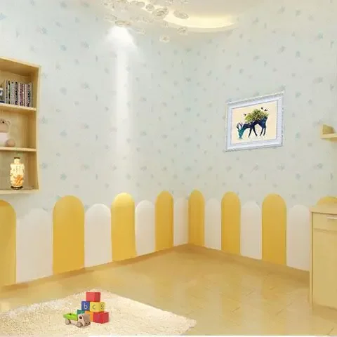 Nordic Baby Anti-collision Wall Fence Sofa Around Tatami Bed Head Against Back Cushion Modern Simple Wall Self-adhesive Pillow