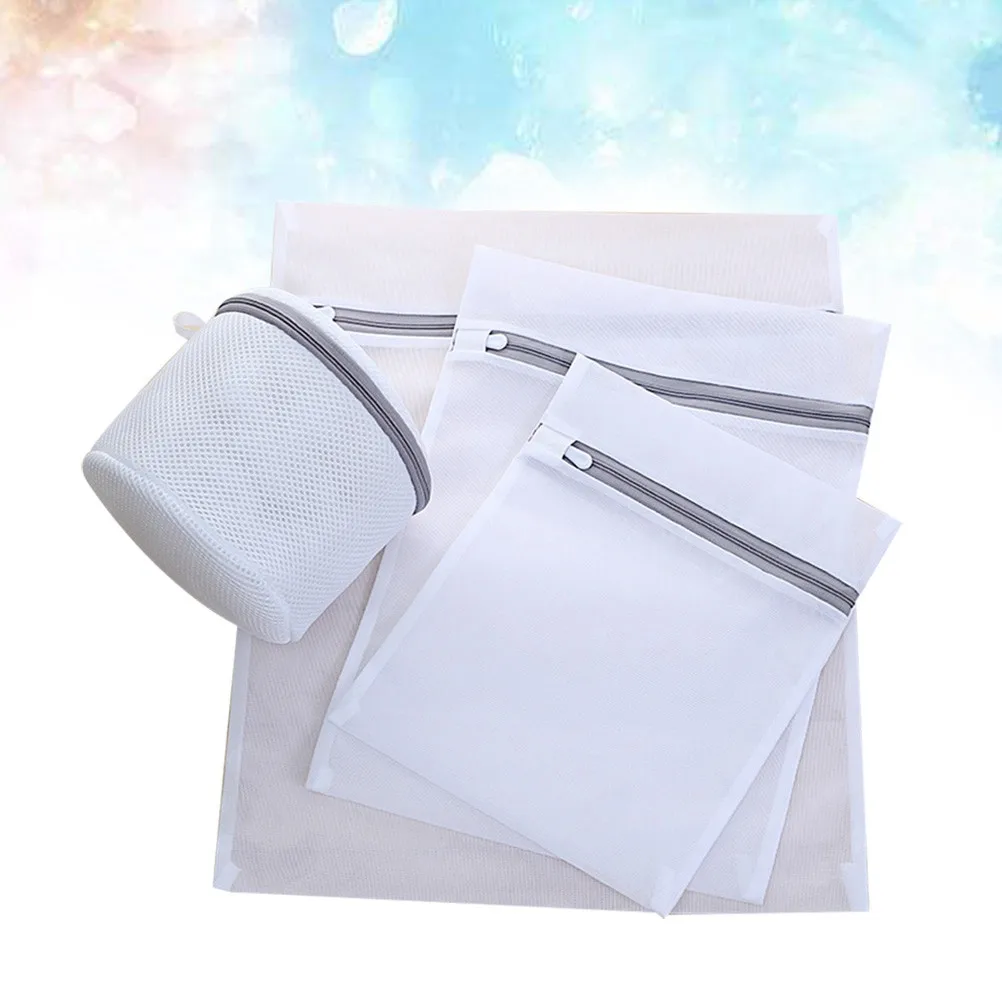 7Pcs Mesh Laundry Bags Set Fine Polyester Net Washing Bags for Delicate Clothes Protection Machine Wash Travel Organizer Sorting