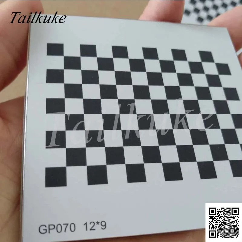 Customized High Precision 12*9 Grid Series Aluminum Calibration Board Checkerboard Machine Vision Optical Correction Board