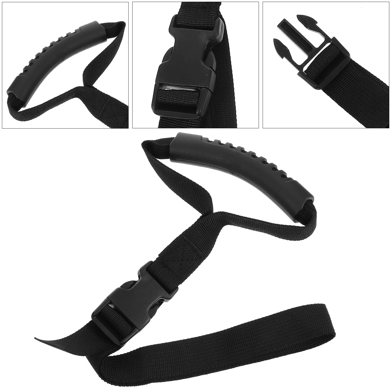 

1Pcs Car Window Safety Support Handle Adjustable Black Automotive for Elderly Non-Slip Vehicle Standing Aid Handle