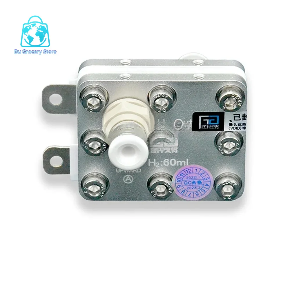 60ml Electrolytic Cell PEM Membrane Hydrogen Enriched Water Mechanism Hydrogen Generator