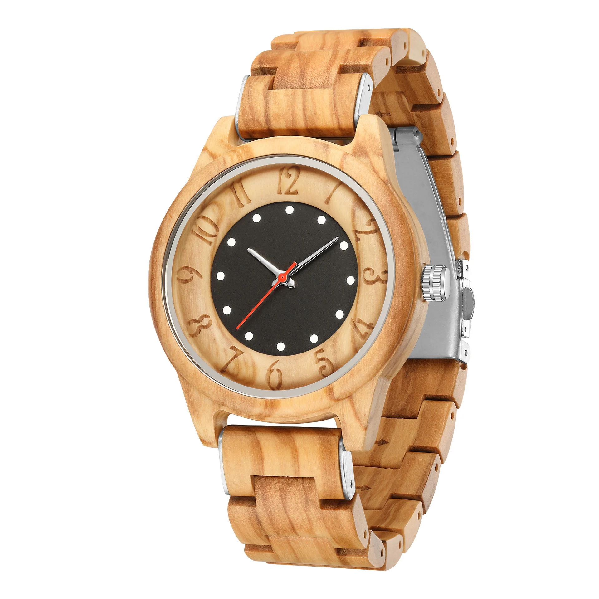 2026 New Integrated Wooden Brand Watch Fashion Japanese Quartz Watch