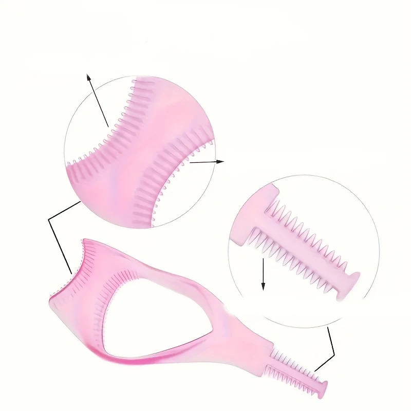 3 pieces/Eyelash Assistant Set (random color), plastic eyelash beauty assistant, eyelash shield, eyeliner assistant tool
