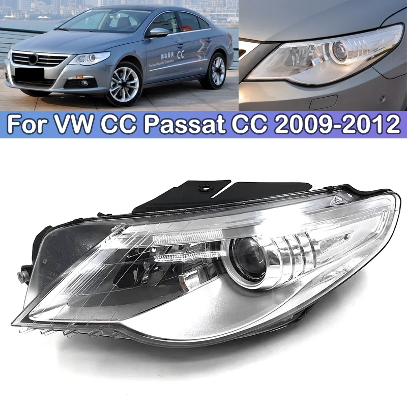 DECHO Xenon Headlight For VW VolkswagenCC Passat CC 2009-2012 Front bumper headlight headlamp head light head lamp