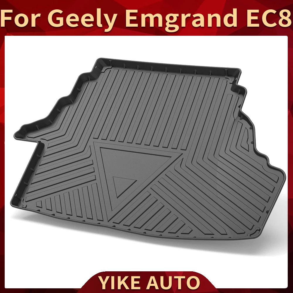 

For Geely Emgrand EC8 2011-2015 Auto Car Cargo Liner All-Weather TPE Non-slip Trunk Mat Waterproof Tray Trunk Carpet Accessory