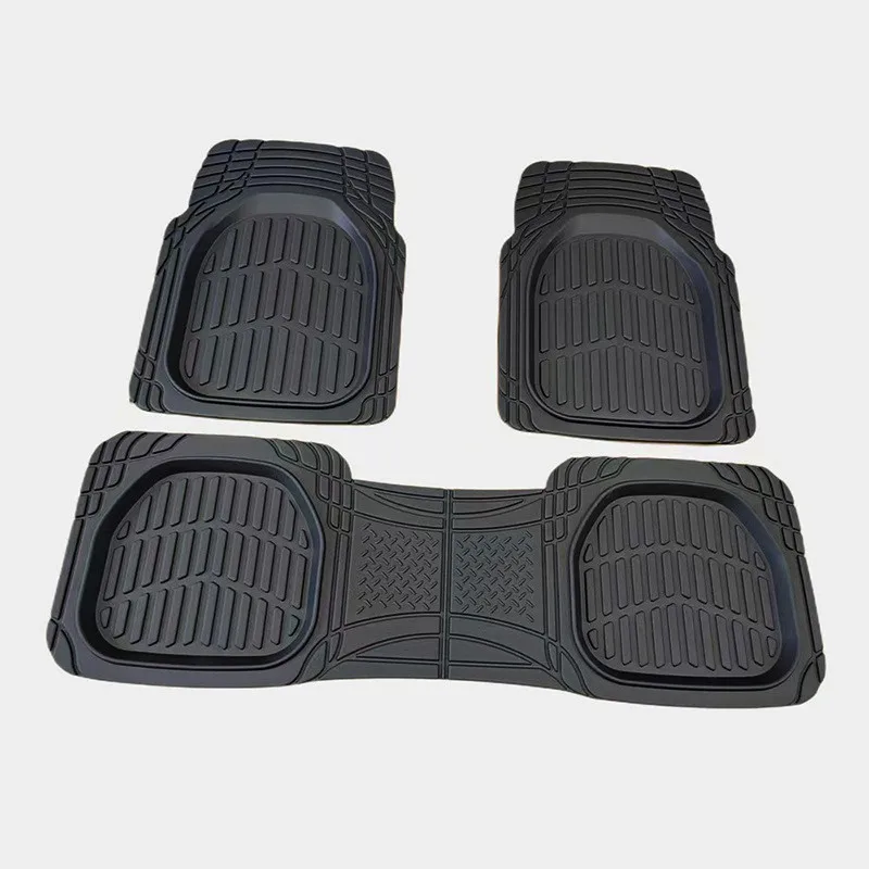 

Universal Car Floor Mats Waterproof Wear-resistant 3Pcs Universal Auto Foot Pad Protector Car Interior Accessories for SUV Truck