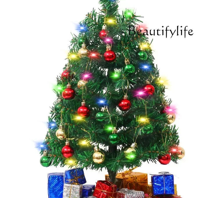 Mini Christmas Tree Tabletop Package 60cm Office Ornament Christmas Decorative Tree