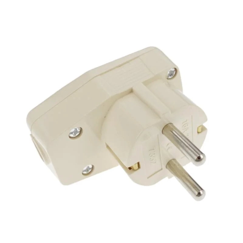 Europese Germany Schuko Rewireable Stekker Met Rode On-Off Schakelaar 16a Eu Netsnoer Recipiënt Bedrading Connector 250V Type E