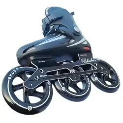 Adult children big three-wheel speed skating shoes racing roller skating big book brush street plus size 125 skates - Image 2