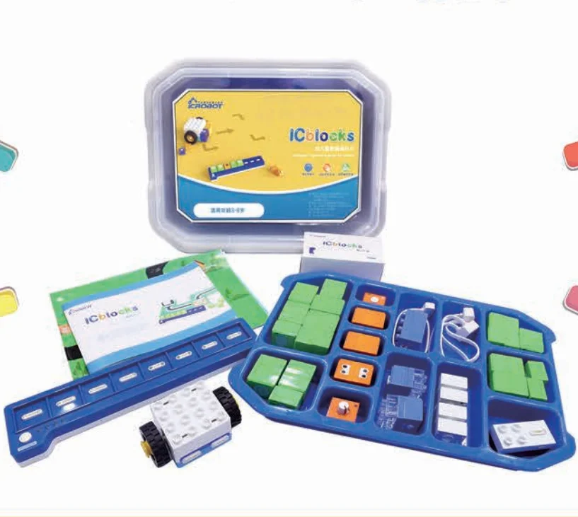 

ICBlocks Certified Smart Coding Toy Set STEM Education Plastic Preschool Screw Blocks Science Engineering Tool