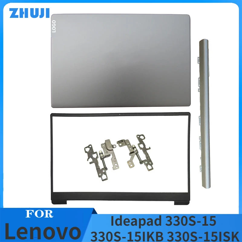 

New For Lenovo Ideapad 330S-15 330S-15IKB 330S-15ISK LCD Back Cover Front Bezel Hinges Hinge Cover silver